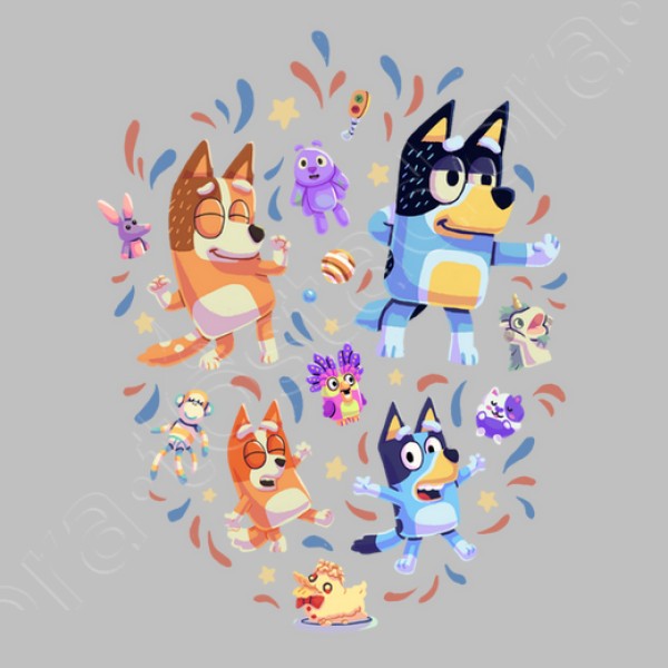Modo Baile Bluey Bandit Chilli Bingo