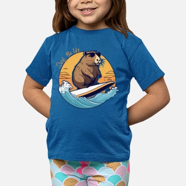 Capibara Surfeando