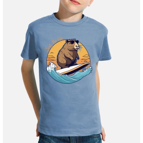Capibara Surfeando