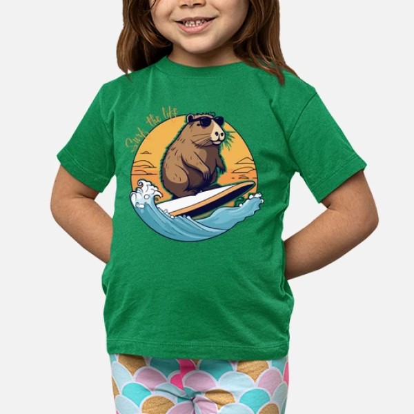 Capibara Surfeando