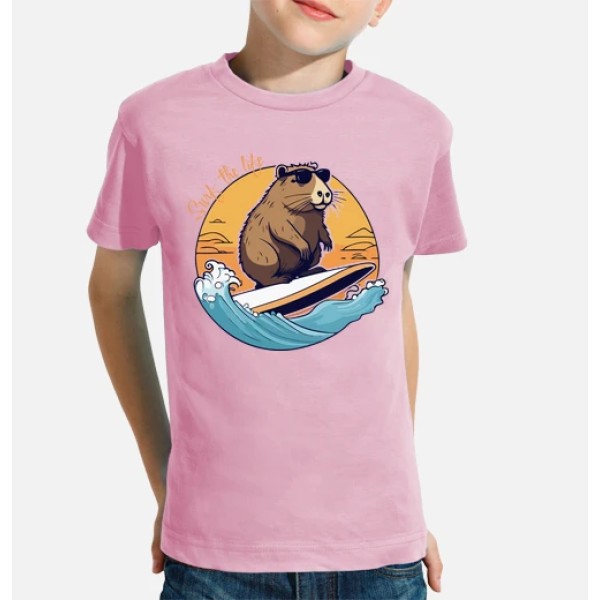 Capibara Surfeando
