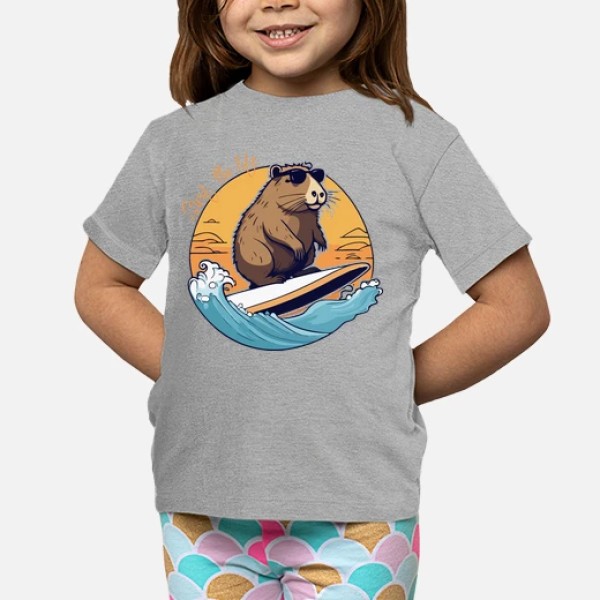 Capibara Surfeando