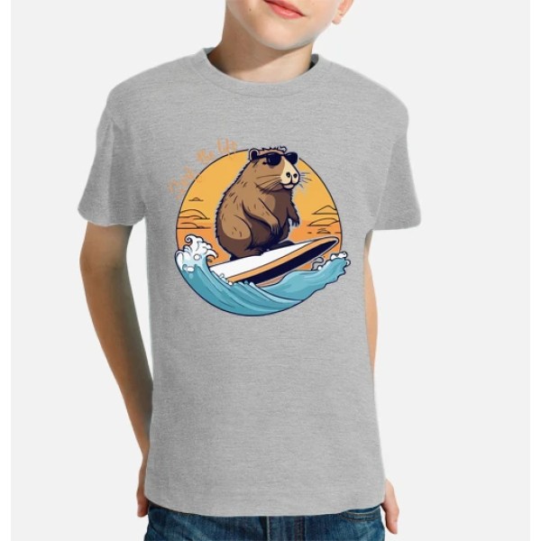 Capibara Surfeando