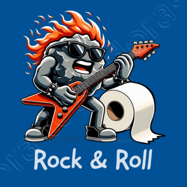 Roca Rollo Papel Higiu00e9nico Rock n Roll Heavy Metal