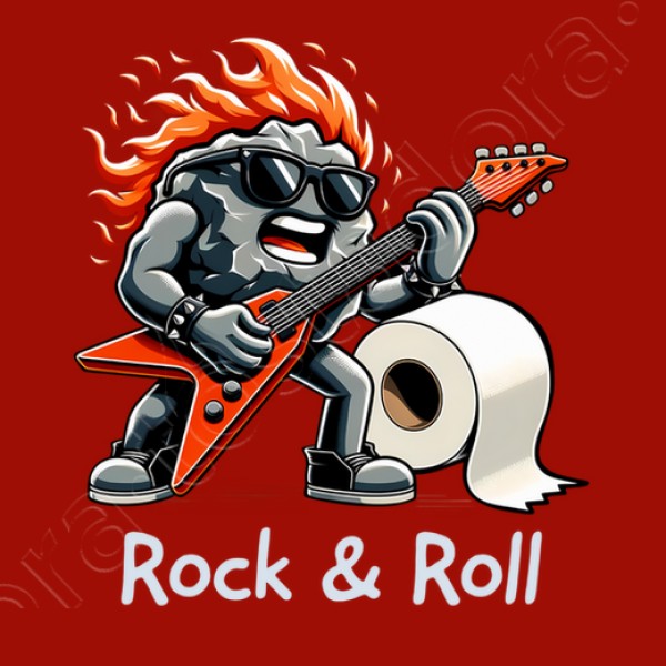 Roca Rollo Papel Higiu00e9nico Rock n Roll Heavy Metal