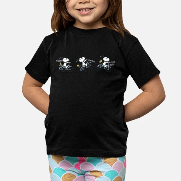 Snoopy Woodstock Biking