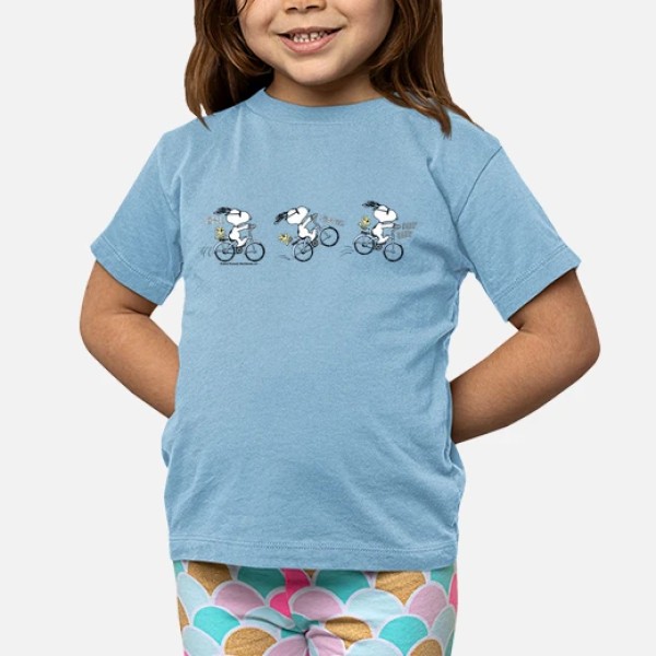 Snoopy Woodstock Biking