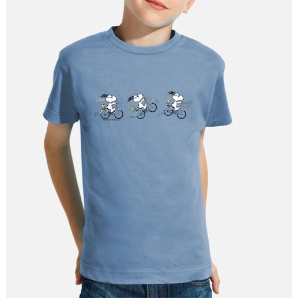 Snoopy Woodstock Biking