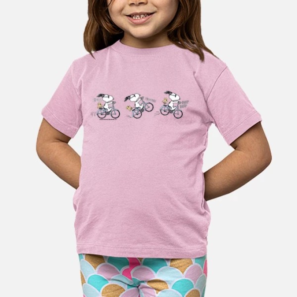 Snoopy Woodstock Biking