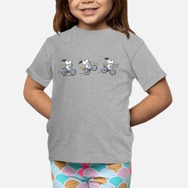 Snoopy Woodstock Biking