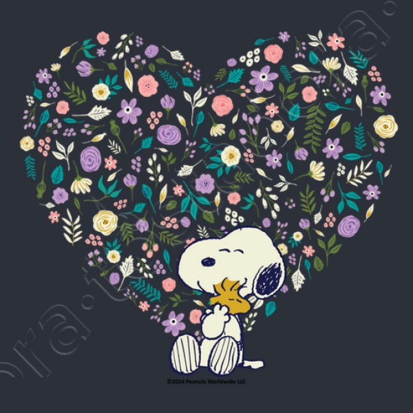 Snoopy Woodstock hearts