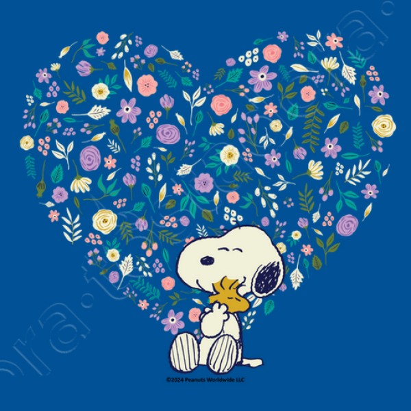 Snoopy Woodstock hearts