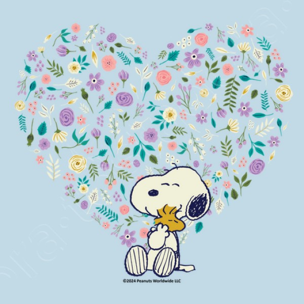 Snoopy Woodstock hearts