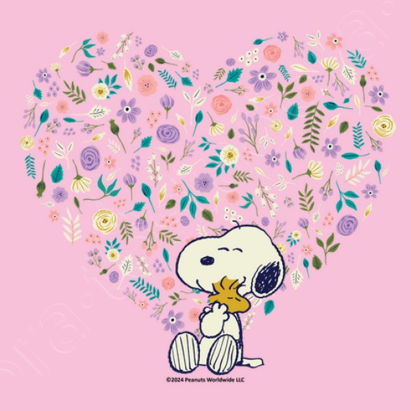 Snoopy Woodstock hearts