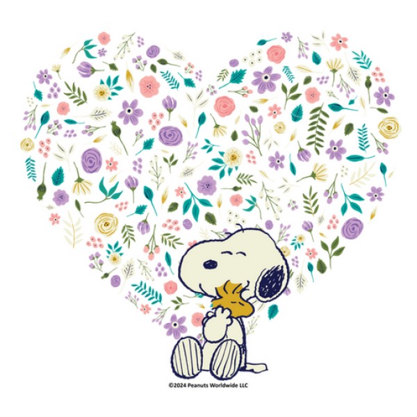 Snoopy Woodstock hearts
