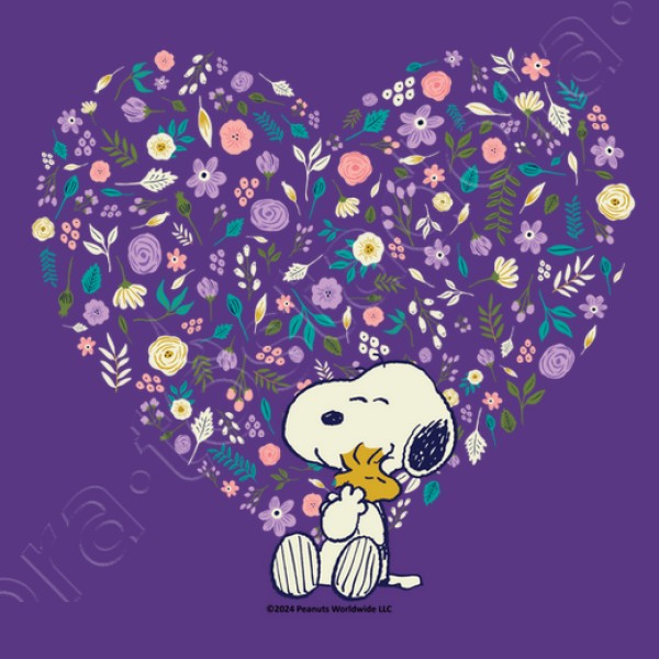 Snoopy Woodstock hearts