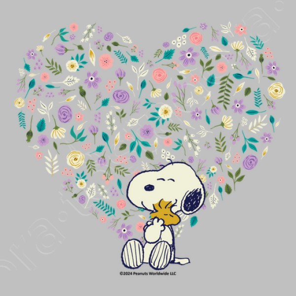 Snoopy Woodstock hearts