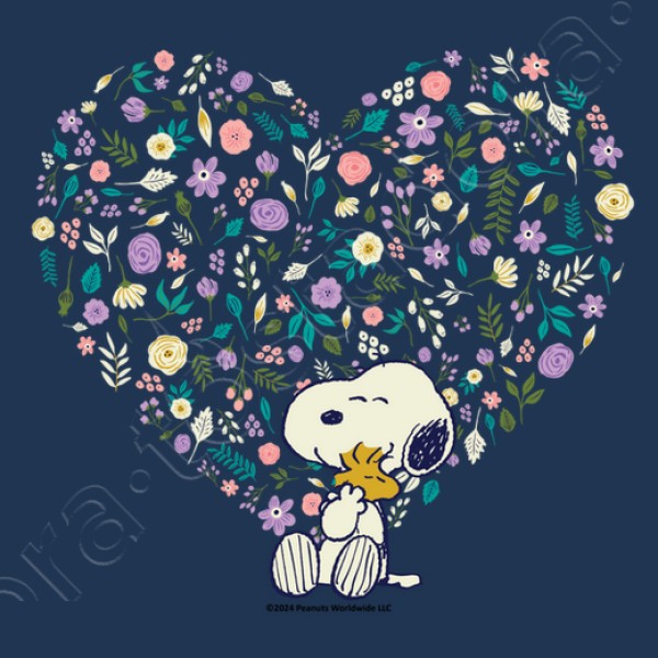 Snoopy Woodstock hearts