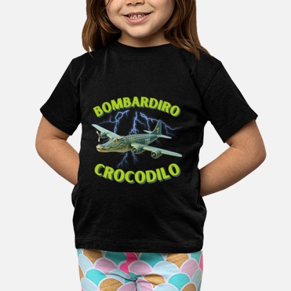 Bombardiro Crocodilo camiseta niu00f1o