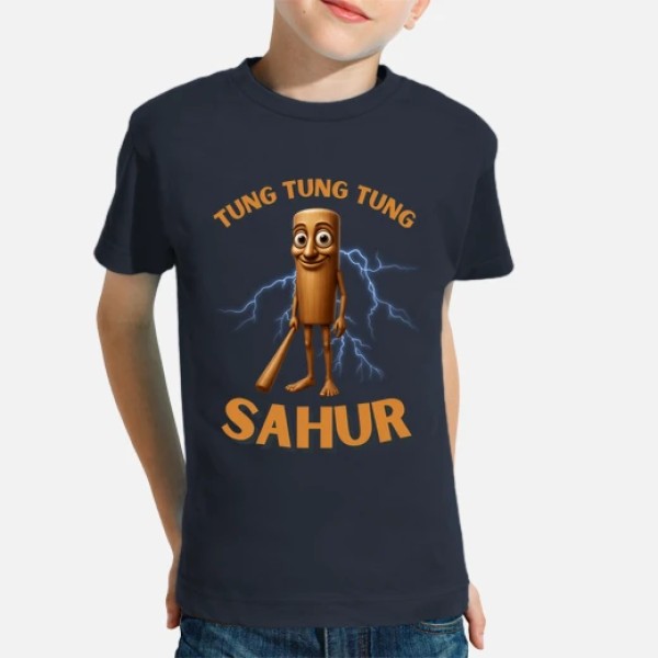 Tung Tung Tung Sahur camiseta niu00f1o