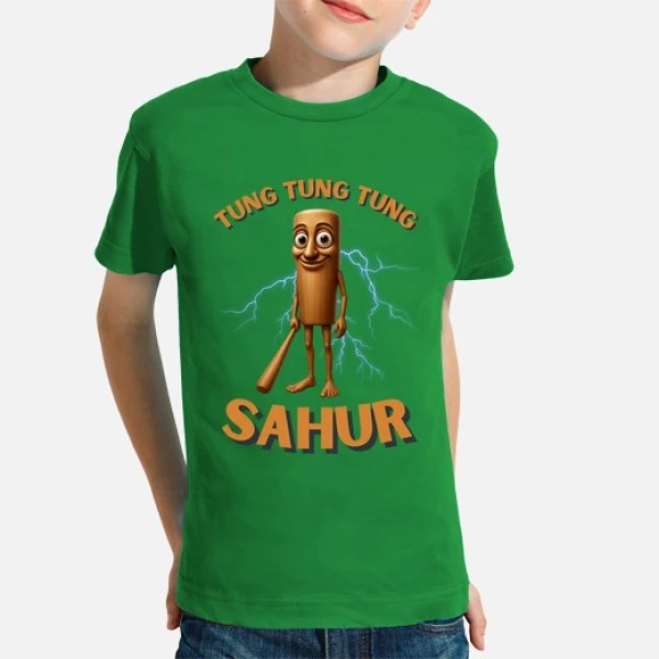 Tung Tung Tung Sahur camiseta niu00f1o