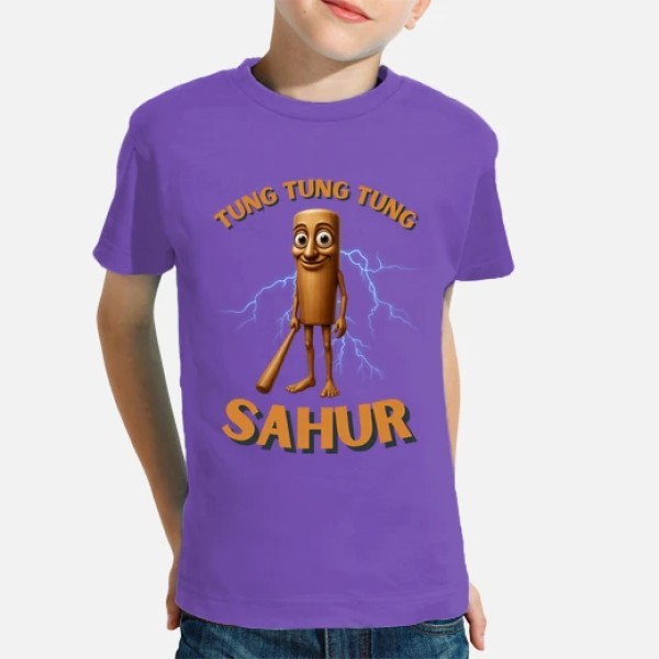 Tung Tung Tung Sahur camiseta niu00f1o
