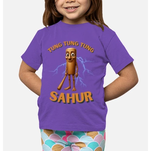 Tung Tung Tung Sahur camiseta niu00f1o