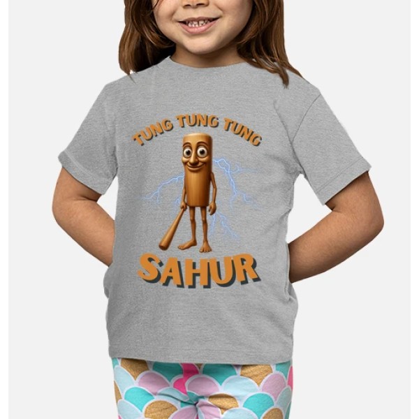 Tung Tung Tung Sahur camiseta niu00f1o