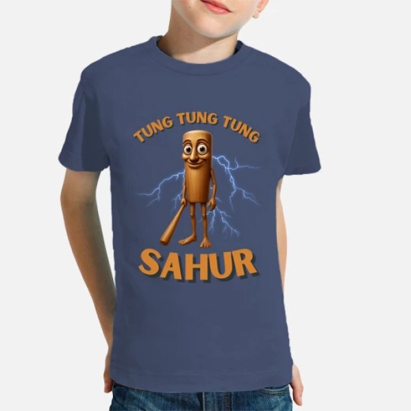 Tung Tung Tung Sahur camiseta niu00f1o