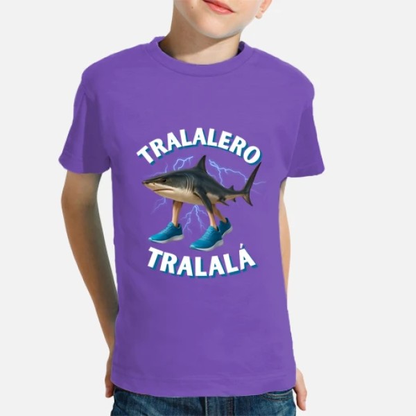 Tralalero Tralala camiseta niu00f1o