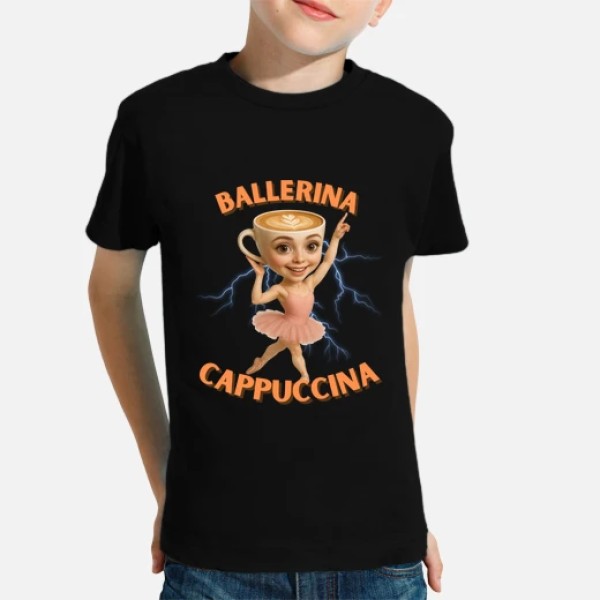 Ballerina Cappuccina camiseta niu00f1o