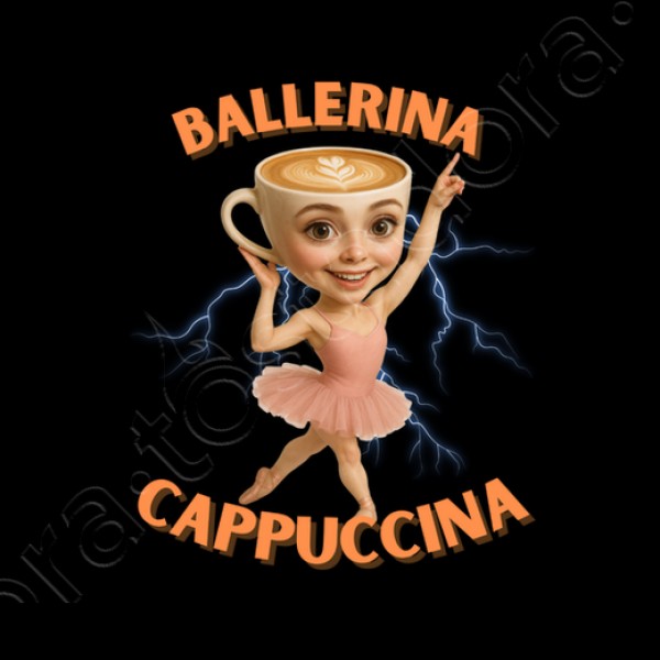 Ballerina Cappuccina camiseta niu00f1o