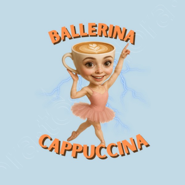Ballerina Cappuccina camiseta niu00f1o