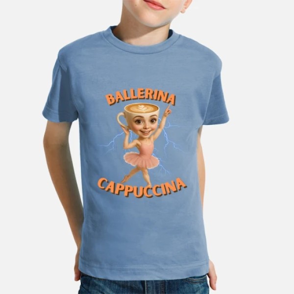 Ballerina Cappuccina camiseta niu00f1o