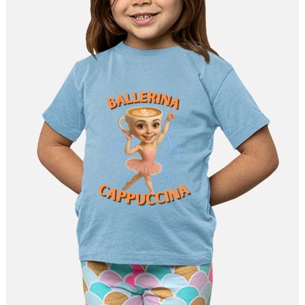 Ballerina Cappuccina camiseta niu00f1o