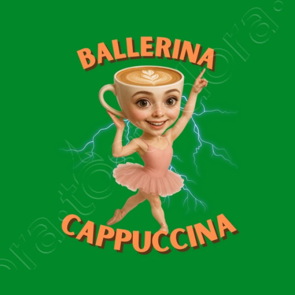 Ballerina Cappuccina camiseta niu00f1o
