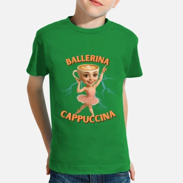 Ballerina Cappuccina camiseta niu00f1o