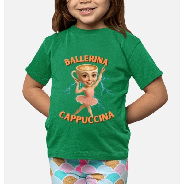 Ballerina Cappuccina camiseta niu00f1o