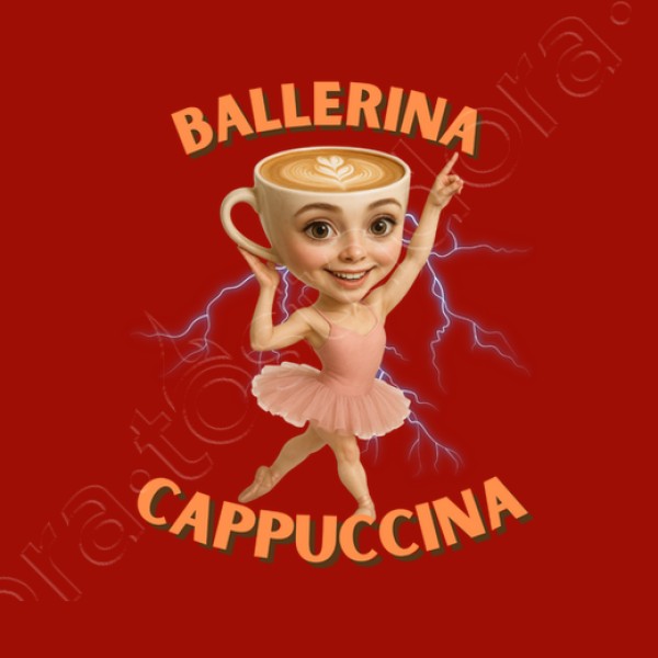Ballerina Cappuccina camiseta niu00f1o