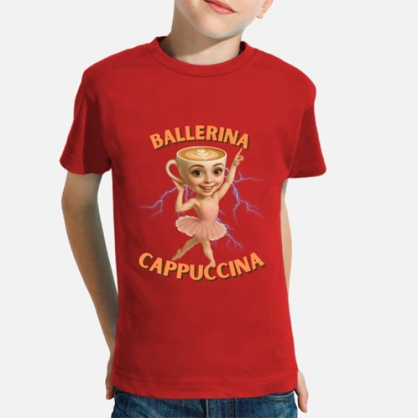 Ballerina Cappuccina camiseta niu00f1o