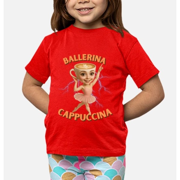 Ballerina Cappuccina camiseta niu00f1o