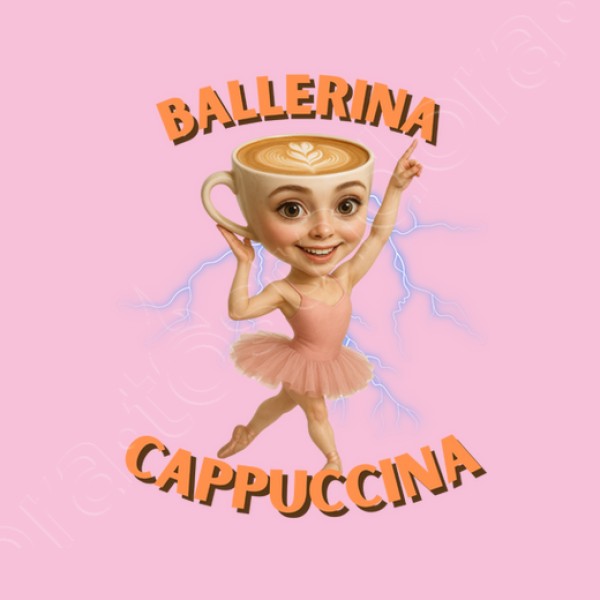Ballerina Cappuccina camiseta niu00f1o