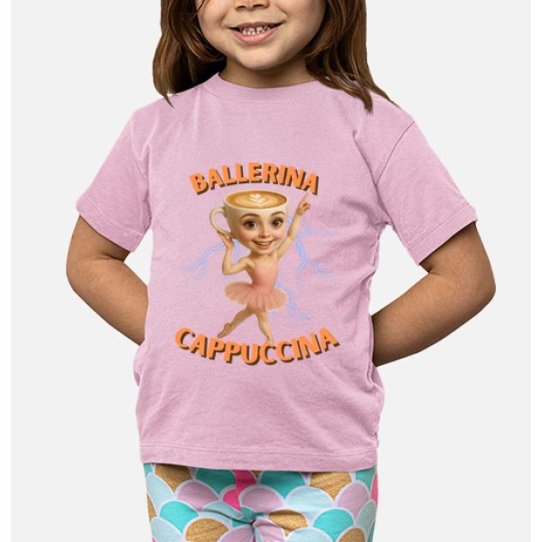 Ballerina Cappuccina camiseta niu00f1o
