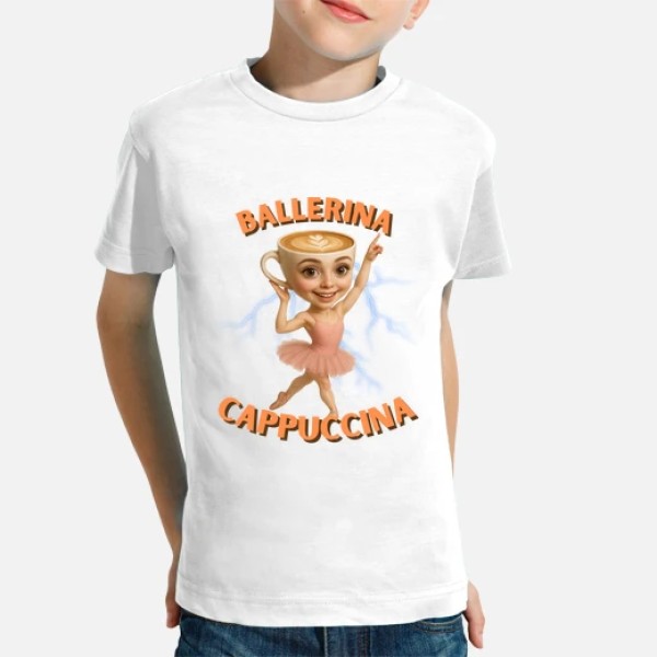 Ballerina Cappuccina camiseta niu00f1o