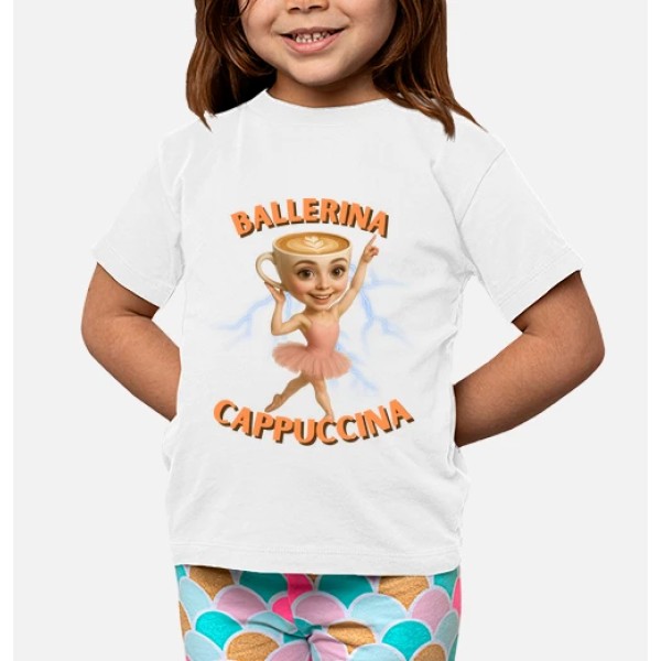 Ballerina Cappuccina camiseta niu00f1o
