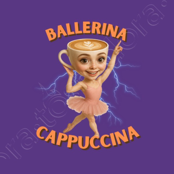 Ballerina Cappuccina camiseta niu00f1o