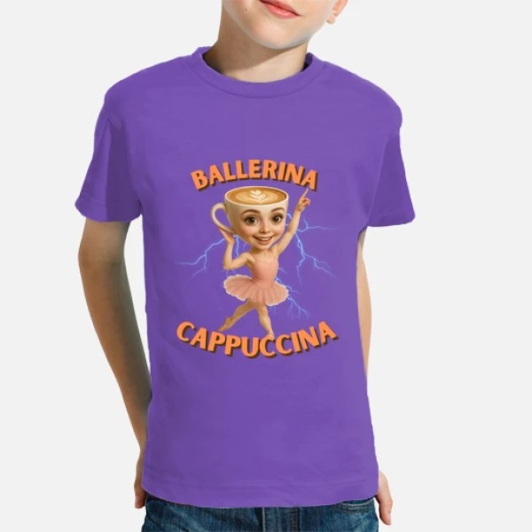 Ballerina Cappuccina camiseta niu00f1o