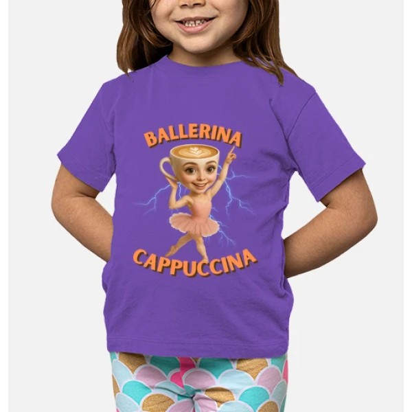 Ballerina Cappuccina camiseta niu00f1o