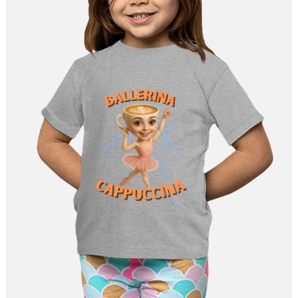 Ballerina Cappuccina camiseta niu00f1o