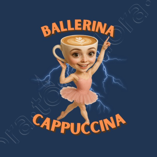 Ballerina Cappuccina camiseta niu00f1o